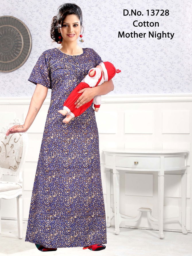 Seven Cross Mother Feeding Nighty Western Catalog